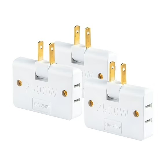 3 Pcs Flat Wall Outlet Extender