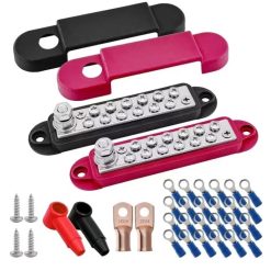 15-Stud Distribution Block Bus Bar Kit