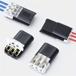50 Pcs 3-Way Quick Splicing Wire Connectors